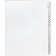 Avery Allstate Style Collated Legal Dividers, 25 Dividers per Set, Tabs 76-100, Letter Size, White, Reinforced Rip Proof Tabs, Unpunched, 20% Recycled Content, 1 Set
