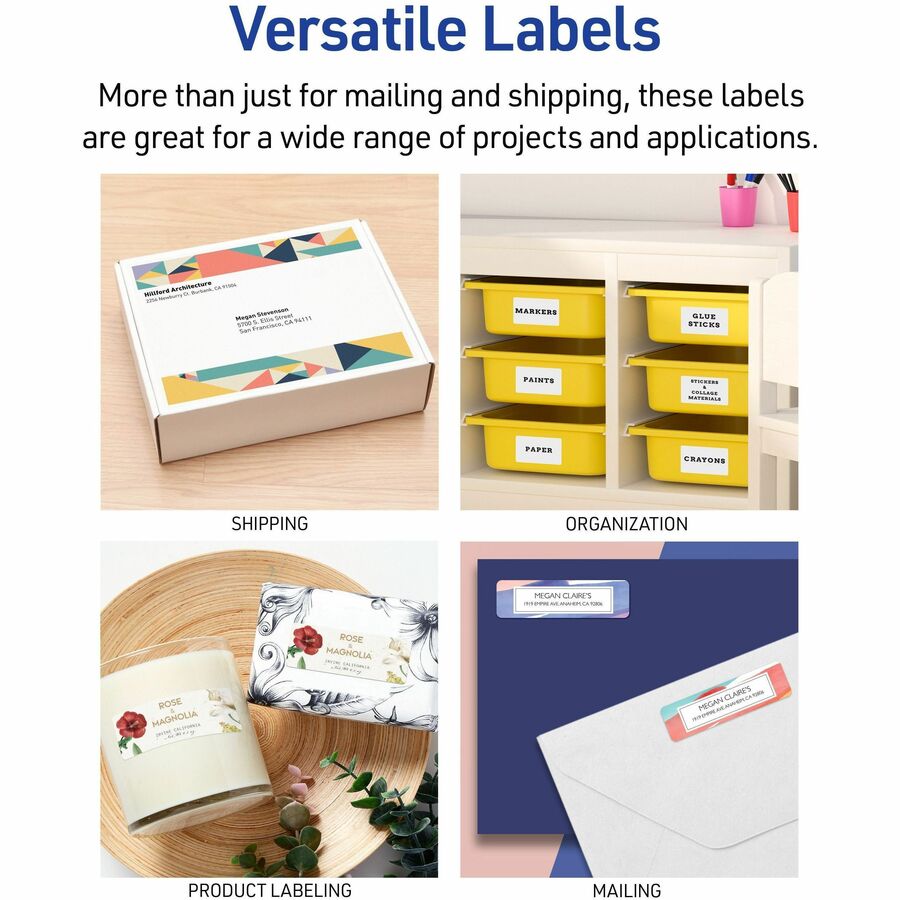 Avery Mini-Sheets(R) Address Labels, 1" x 2-5/8" , 200 Labels (2160)