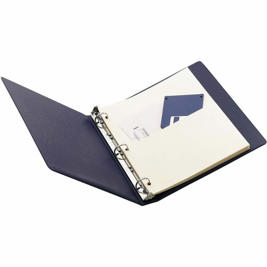 11.1" Height x 9.3" Width - 2 x Pockets Capacity - For Letter 8 1/2" x 11" Sheet - Ring Binder - Rectangular - Buff - 5 / Pack