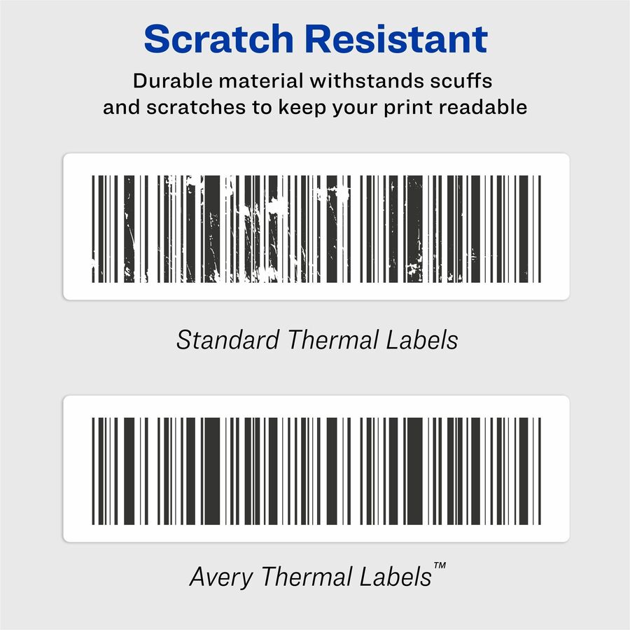 Avery&reg; Thermal Roll Labels 2-1/8"x4" , 140 Shipping Labels-1 Roll (4153)