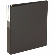 Avery Economy Binder, 2" Capacity, 3 Round Rings, Letter Size (8.5" x 11"), 375 Sheet Capacity, 2 Internal Pockets, Black, Vinyl, 1 Each