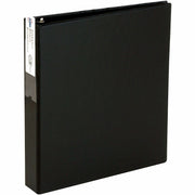 Avery Economy Binder, 3" Capacity, 460 Sheets, 3 Round Rings, 2 Internal Pockets, Letter Size, Black, Vinyl, 1 Each