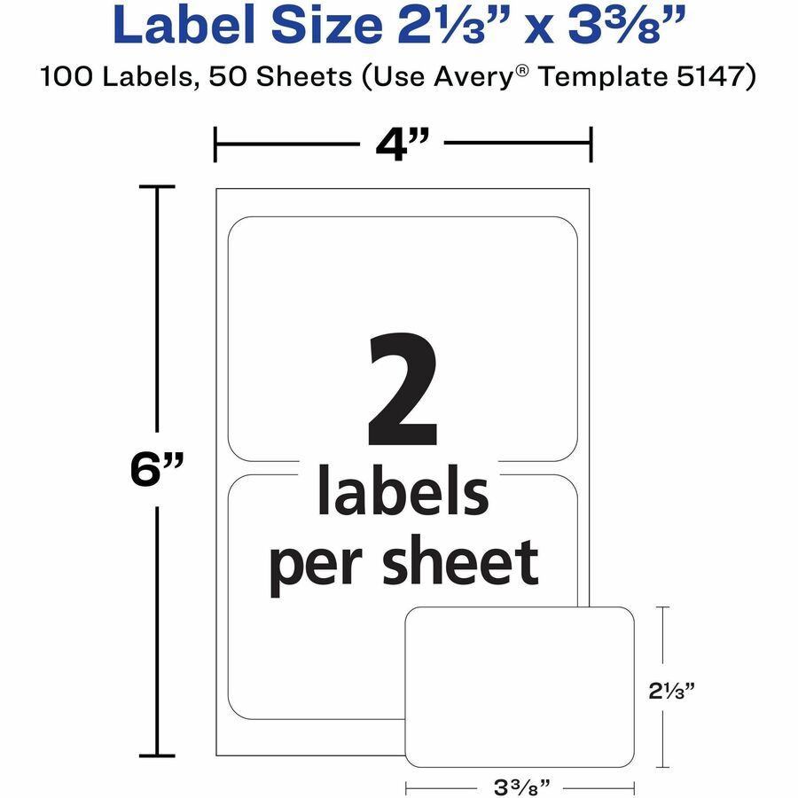 Avery&reg; Print or Write Name Badge Labels