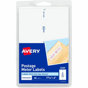 Avery&reg; Address Label - 1 3/16" Width x 6" Length - Permanent Adhesive - Rectangle - White - Paper - 2 / Sheet - 30 Total Sheets - 60 Total Label(s) - 1 Pack
