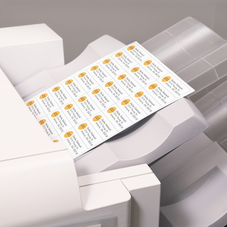 Avery&reg; Copier Address Labels - 1" Width x 2 3/16" Length - Permanent Adhesive - Rectangle - White - Paper - 33 / Sheet - 250 Total Sheets - 8250 Total Label(s) - 8250 / Box