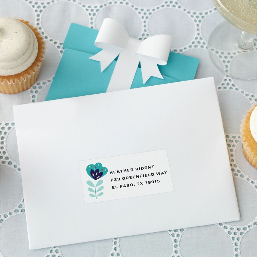 Avery&reg; Copier Address Labels - 1 1/2" Width x 2 13/16" Length - Permanent Adhesive - Rectangle - White - Paper - 21 / Sheet - 100 Total Sheets - 2100 Total Label(s) - 2100 / Box