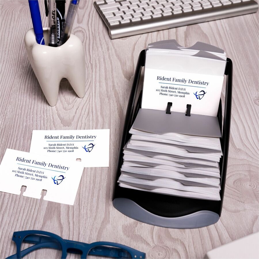 Index Card - 3" x 5" - Perforated, Heavyweight, Double-sided, Printable - White - 3 Sheets - 150 / Box