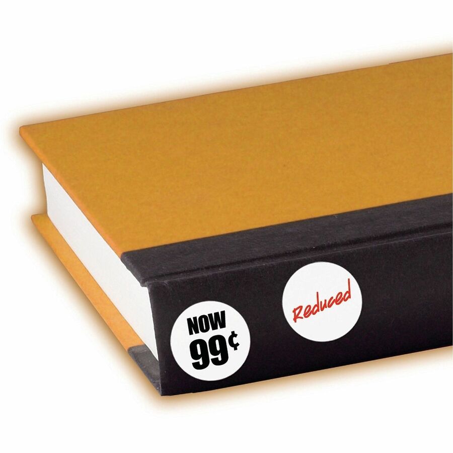Avery&reg; Removable ID Labels - 1" Diameter - Removable Adhesive - Circle - Inkjet, Laser - White - Self-adhesive - 600 / Pack