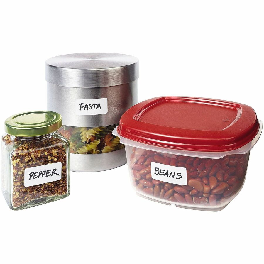 Avery&reg; Removable ID Labels - 1 1/2" Width x 3/4" Length - Removable Adhesive - Rectangle - Laser, Inkjet - White - Self-adhesive - 504 / Pack