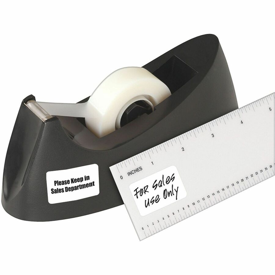 Avery&reg; Removable ID Labels - 1 1/2" Width x 1" Length - Removable Adhesive - Rectangle - Laser, Inkjet - White - Self-adhesive - 500 / Pack