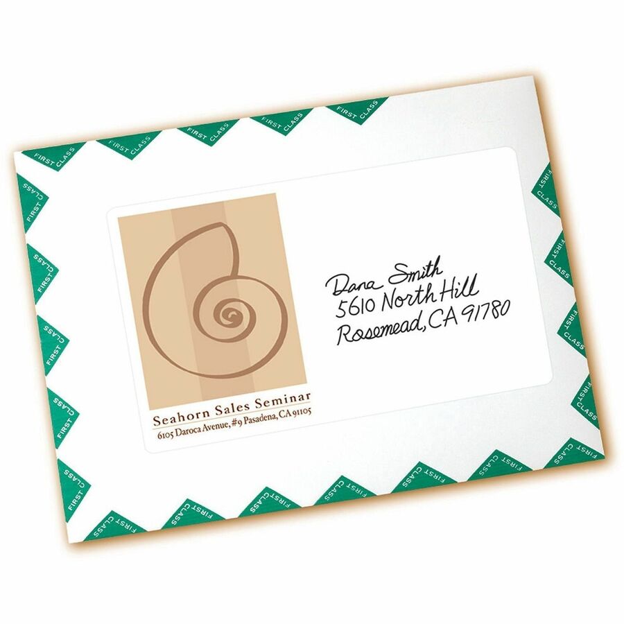 Avery&reg; Removable ID Labels - 5" Width x 3" Length - Removable Adhesive - Rectangle - Laser, Inkjet - White - Self-adhesive - 40 / Pack