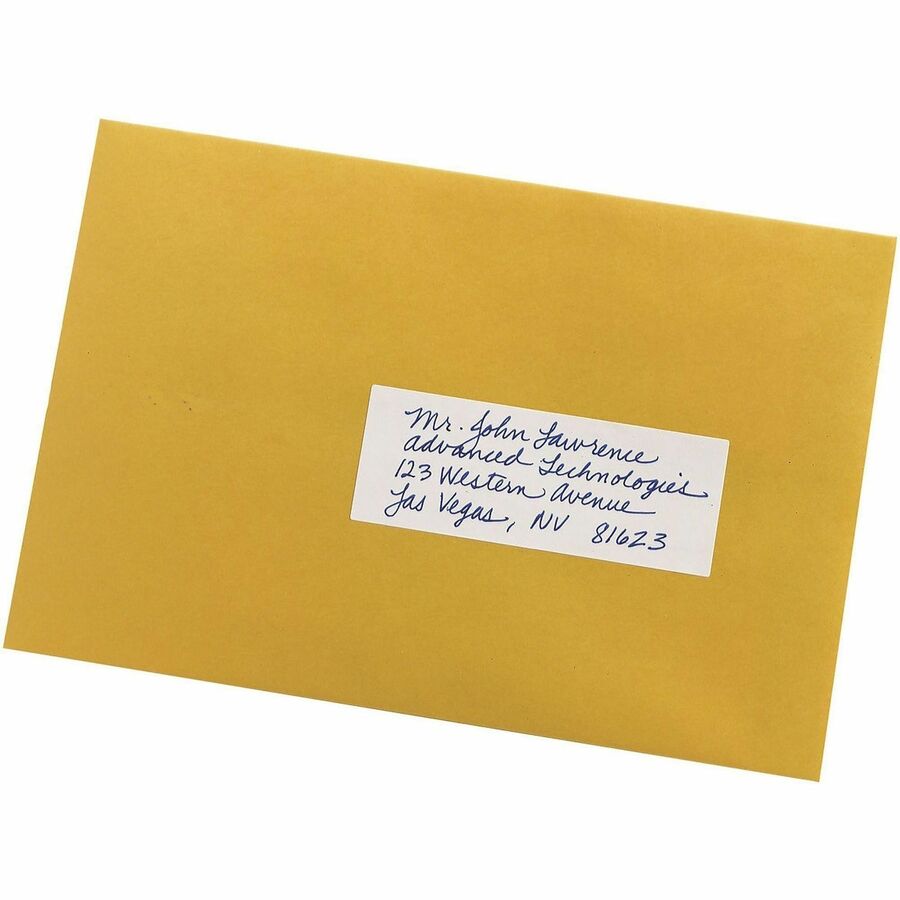 Avery&reg; Removable ID Labels - 4" Width x 1 1/2" Length - Removable Adhesive - Rectangle - Laser, Inkjet - White - Self-adhesive - 150 / Pack
