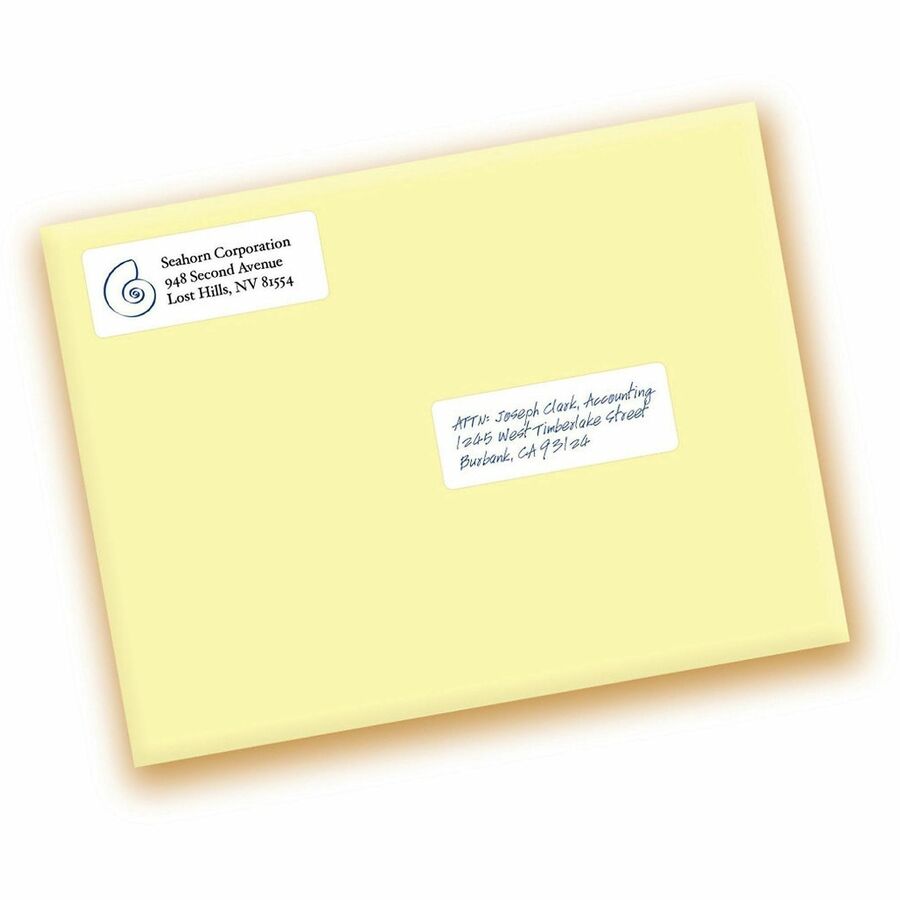 Avery&reg; Removable ID Labels - 4" Width x 1 1/2" Length - Removable Adhesive - Rectangle - Laser, Inkjet - White - Self-adhesive - 150 / Pack
