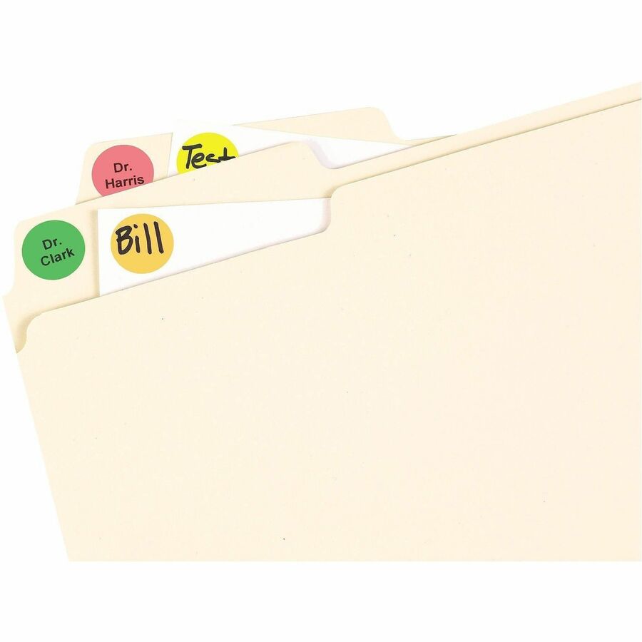 Avery&reg; Color Coded Label - 3/4" Diameter - Removable Adhesive - Round - Laser - Neon Green, Neon Orange, Neon Pink, Neon Yellow - Paper - 24 / Sheet - 42 Total Sheets - 1008 Total Label(s) - 1008 / Pack