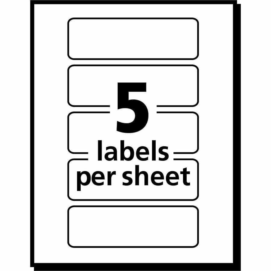 1" Width x 3" Length - Removable Adhesive - Rectangle - Laser - Orange - 200 / Pack