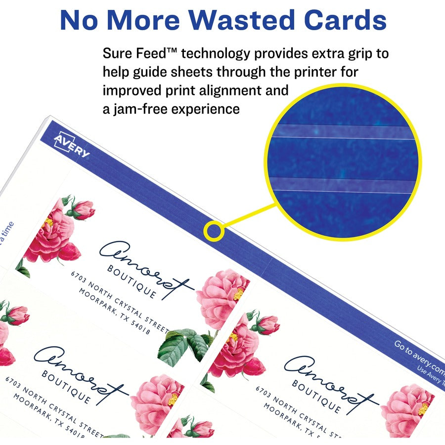 97 Brightness - A4 - 8 1/2" x 11" - 80 lb Basis Weight - 216 g/m² Grammage - Matte - Perforated, Heavyweight, Rounded Corner, Print-to-the-edge, Jam-free, Uncoated, Print-to-the-edge, Recyclable, Biodegradable, Smudge-free - White - 160 / Pack