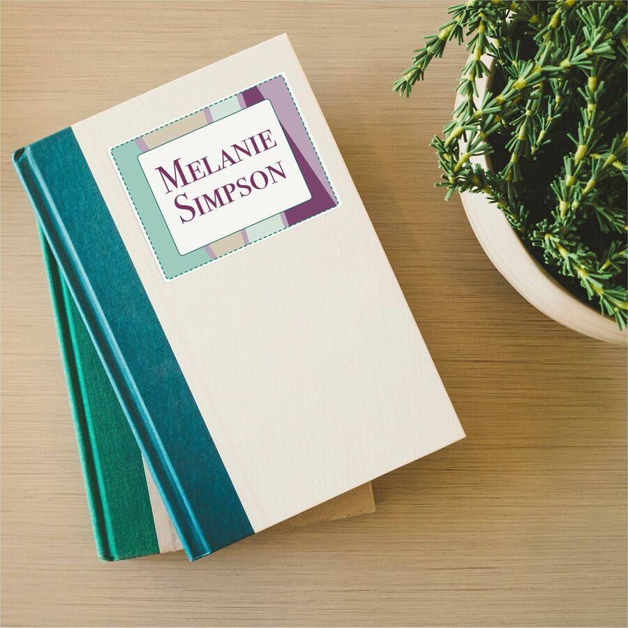 3 21/64" Width x 4" Length - Removable Adhesive - Rectangle - Inkjet, Laser - White - Paper - Jam Resistant, PVC-free, Removable - 6 / Sheet - 25 Total Sheets - 150 Total Label(s) - 150 / Pack