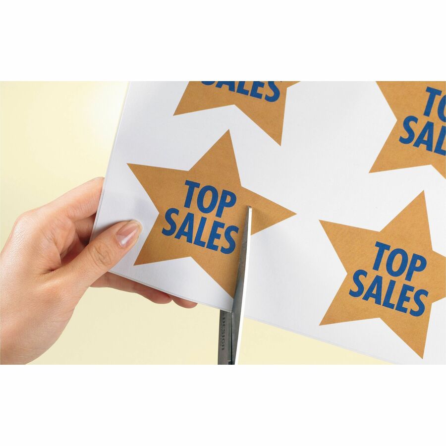 8 1/2" Width x 11" Length - Removable Adhesive - Rectangle - Inkjet, Laser - White - Paper - PVC-free, Removable, Stick & Stay - 1 / Sheet - 25 Total Sheets - 25 Total Label(s) - 25 / Pack