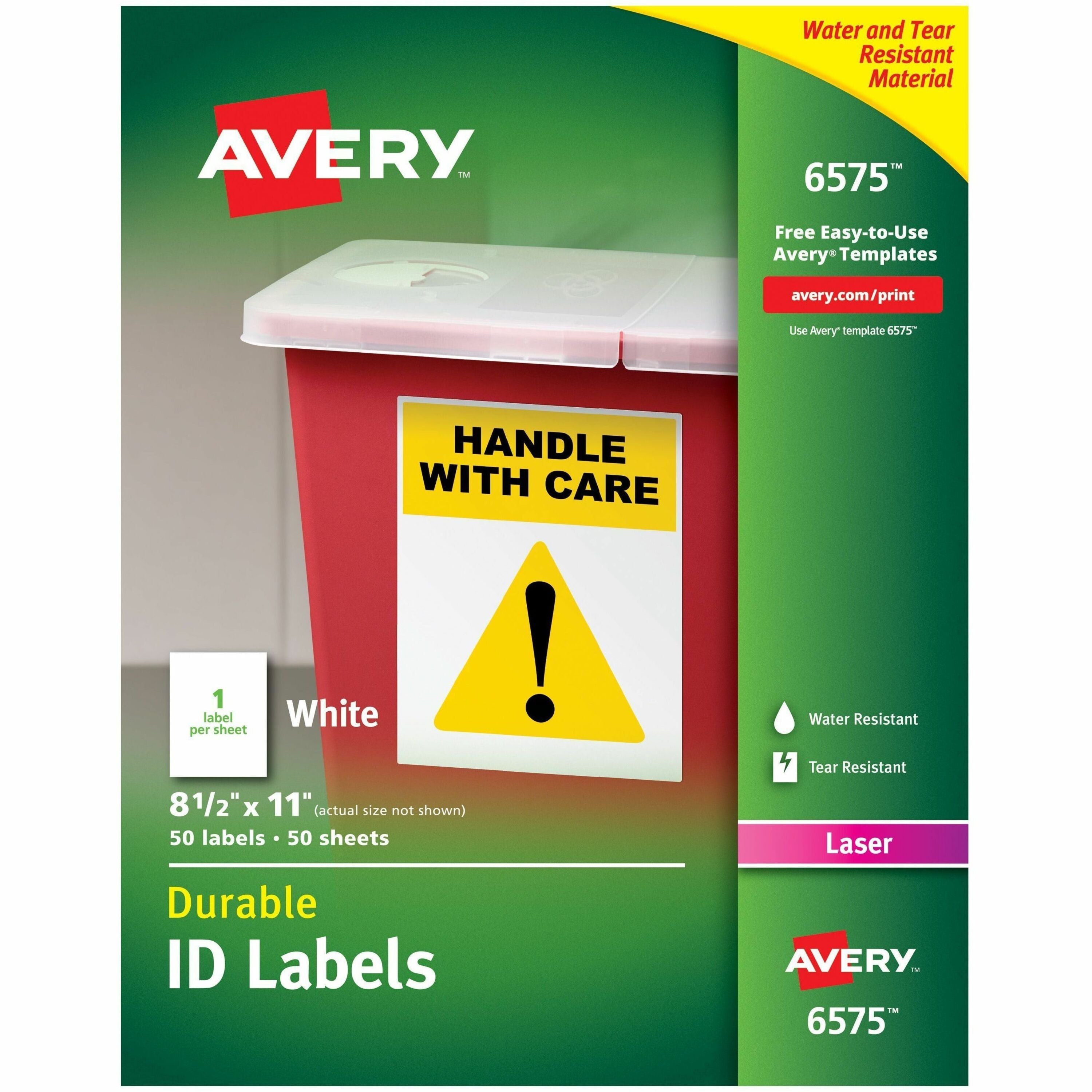 Avery&reg; Permanent Durable ID Labels with TrueBlock(R) Technology
