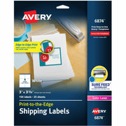 Avery&reg; Shipping Labels, Sure Feed, 3" x 3-3/4" , 150 Labels (6874)