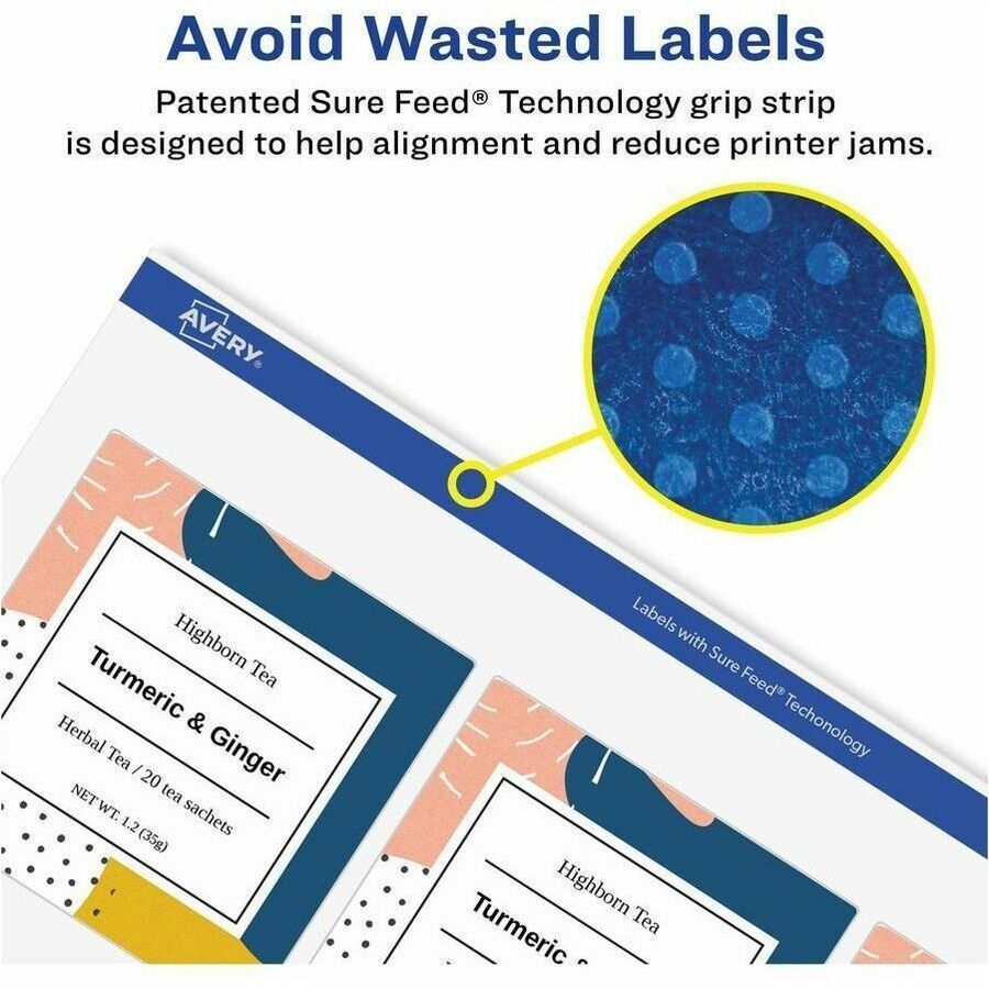 3 21/64" Width x 4" Length - Permanent Adhesive - Rectangle - Inkjet - Matte - White - Paper - Repositionable, Permanent Adhesive, Jam Resistant, Customizable - 6 / Sheet - 20 Total Sheets - 120 Total Label(s) - 120 / Pack