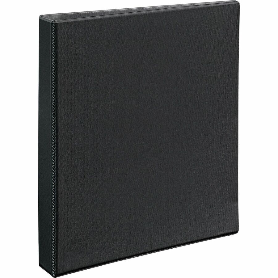 Avery Durable View Binder, EZD D-Rings, 1" Capacity, 3 Rings, 275 Sheet Capacity, 4 Internal Pockets, Letter Size (8.5" x 11"), Black, Poly, Recycled, 1 Each