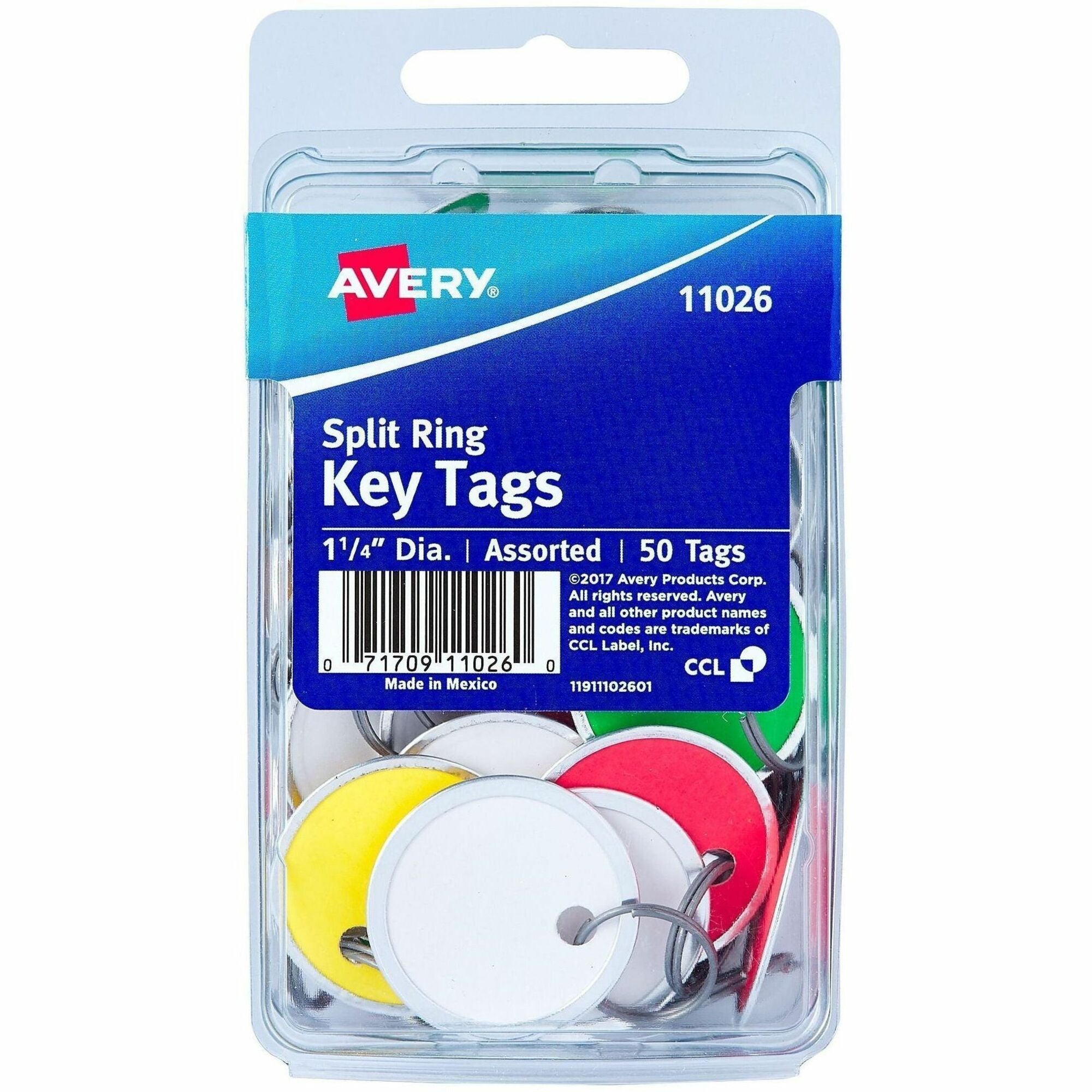 Round - Metal, Card Stock - Assorted - 1 Pack