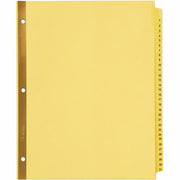 Avery Laminated Dividers, Gold Reinforced, 31 Dividers/Set, Numbered 1-31, 8.5" x 11", Letter Size, Buff, 3-Hole Punched, 30% Recycled Content