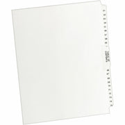 Avery Premium Collated Legal Exhibit Dividers with Table of Contents Tab, 26 Dividers Numbered 51-75, Letter Size, White Paper, Clear Reinforced Tabs, Unpunched, 25 Sets per Pack, 20% Recycled Content