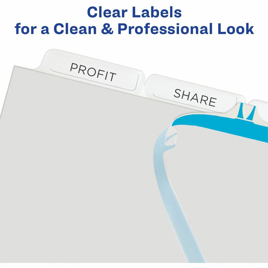 Avery&reg; Index Maker Clear Label Dividers
