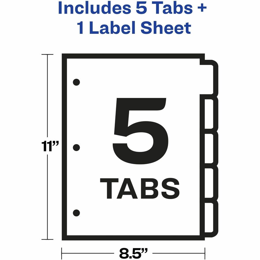 Avery&reg; Index Maker Clear Label Dividers