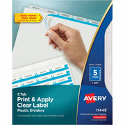 Avery&reg; Index Maker Clear Label Dividers