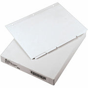 Avery&reg; Plain Tab Write-On Dividers - 5 x Divider(s) - 5 Tab(s)/Set - 8.5" Divider Width x 11" Divider Length - Letter - 3 Hole Punched - White Tab(s) - 20% Recycled - Reinforced, Non-laminated - 1 Box