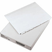 Avery&reg; Plain Tab Write-On Dividers - 8 x Divider(s) - 8 Tab(s)/Set - 8.5" Divider Width x 11" Divider Length - Letter - 3 Hole Punched - White Tab(s) - 20% Recycled - Reinforced, Non-laminated - 1 Box