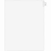 Avery Individual Legal Exhibit Dividers, Avery Style, Unpunched, 25 Dividers with Digit "1" Tabs, Letter Size, White Paper, Clear Reinforced Rip Proof Tabs, 25 per Pack, 20% Recycled Content
