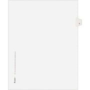 Avery Individual Legal Exhibit Dividers, Avery Style, Unpunched, 25 Dividers, 25 Printed Tabs, Digit 6, Letter Size, White, Reinforced Rip Proof Tabs, 20% Recycled, 25/Pack