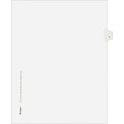 Avery Individual Legal Exhibit Dividers, Avery Style, Unpunched, Digit 7, 25 White Paper Dividers with Reinforced Rip Proof Tabs, Letter Size, 1 Tab/Set, 25/Pack, 20% Recycled Content
