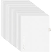 Avery Individual Legal Exhibit Dividers, Avery Style, Unpunched, 25 Dividers/Pack, Digit 10, 8.5" x 11", White Paper, White Reinforced Rip Proof Tab, 20% Recycled Content