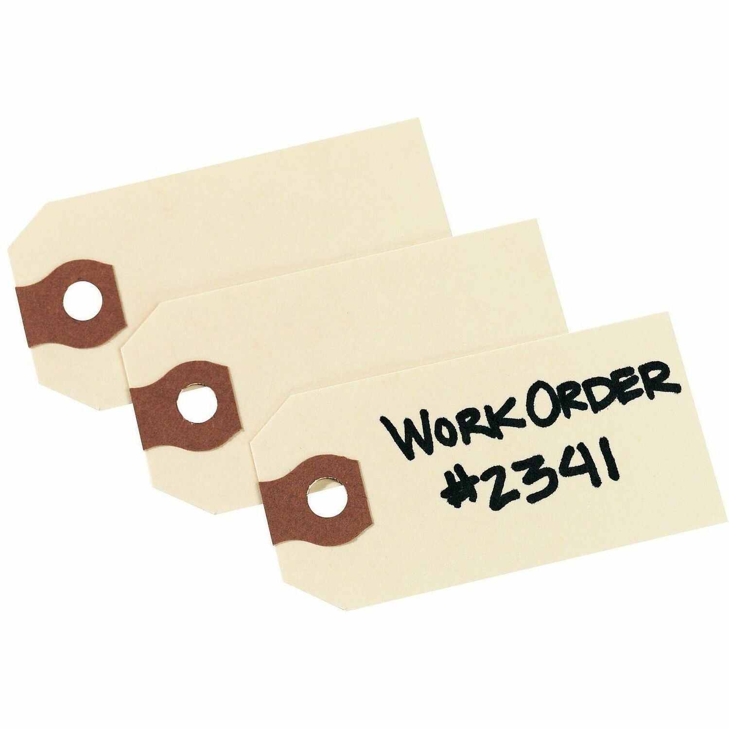 2.75" Length x 1.37" Width - Rectangular - Card Stock - Manila - 1000 / Box