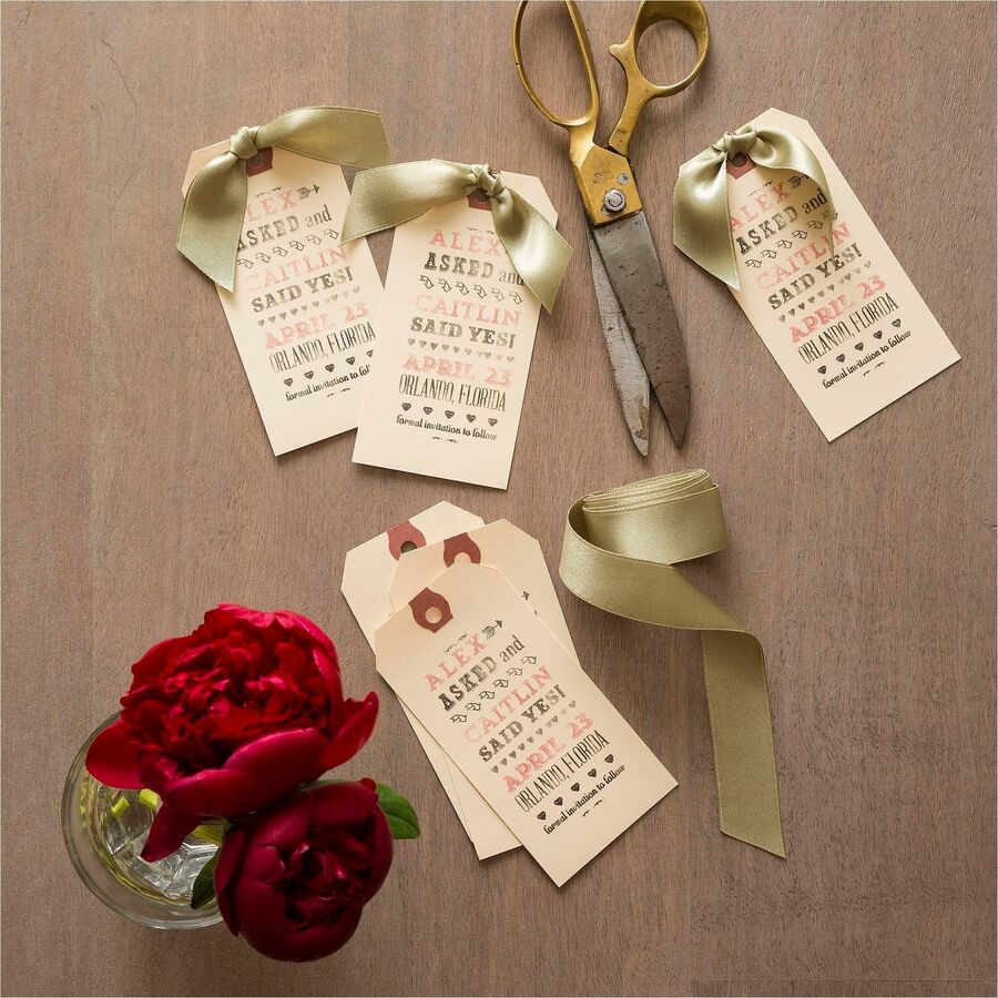 4.75" Length x 2.37" Width - Rectangular - Card Stock, Pulp - Manila - 1000 / Box