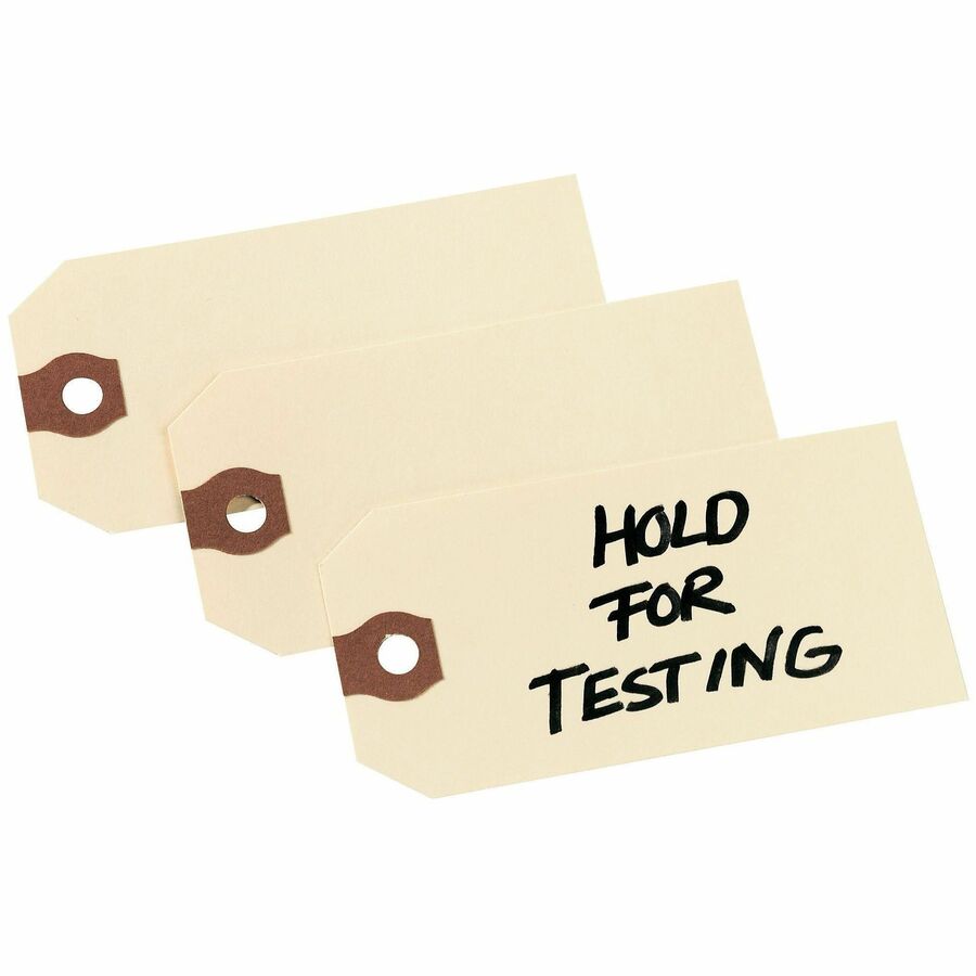 6.20" Length x 3.13" Width - Rectangular - Card Stock - Manila - 1000 / Box