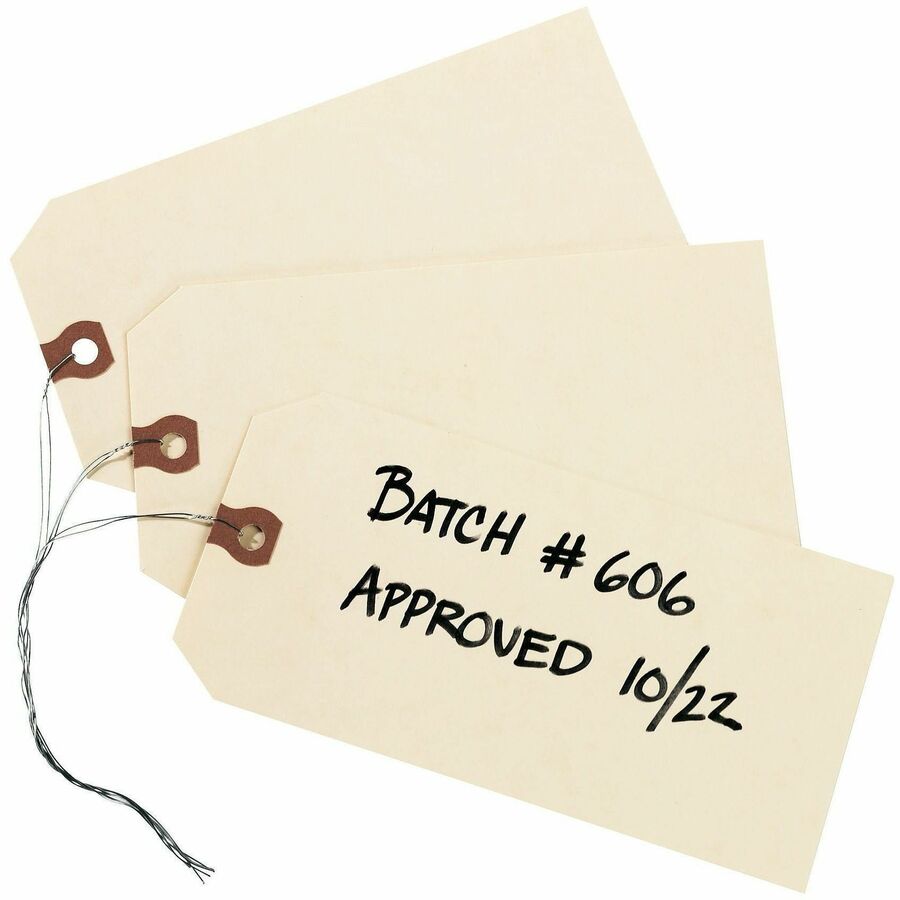 #9 - 4.75" Length x 2.37" Width - Rectangular - Wire Fastener - Card Stock, Pulp - Manila - 1000 / Box