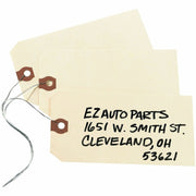 #26 - 5.25" Length x 2.62" Width - Rectangular - Wire Fastener - Card Stock, Pulp - Manila - 1000 / Box