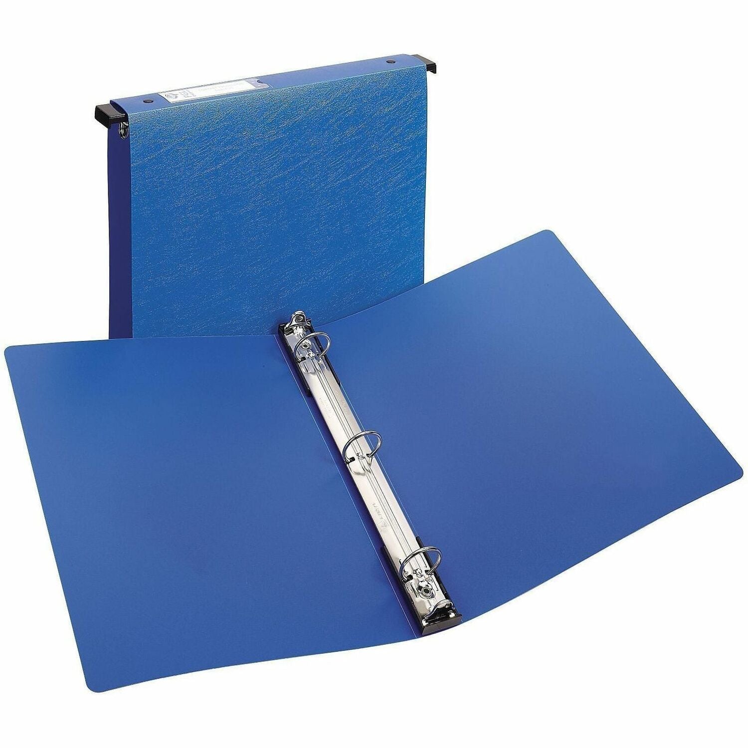 Avery Hanging Storage Flexible Binder, 1" Capacity, 175 Sheet, 3 Round Rings, Letter Size, Blue, Vinyl, 1 Each