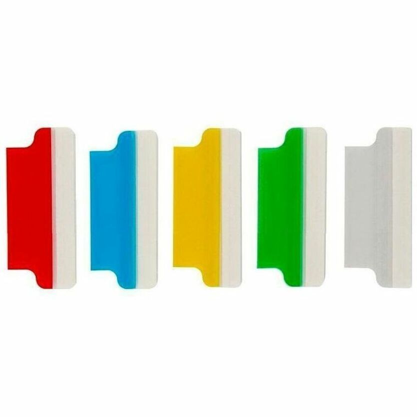 Avery&reg; Index Tabs with Printable Inserts - Print-on Tab(s) - 1.50" Tab Height - Self-adhesive, Permanent - Assorted Plastic Tab(s) - 1 Pack