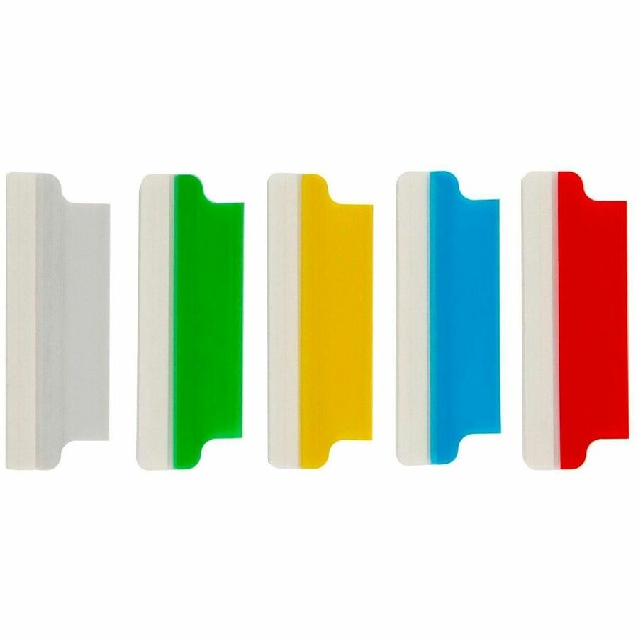 Avery&reg; Index Tabs with Printable Inserts - Print-on Tab(s) - 2" Tab Height - Self-adhesive, Permanent - Assorted Plastic Tab(s) - 1 Pack