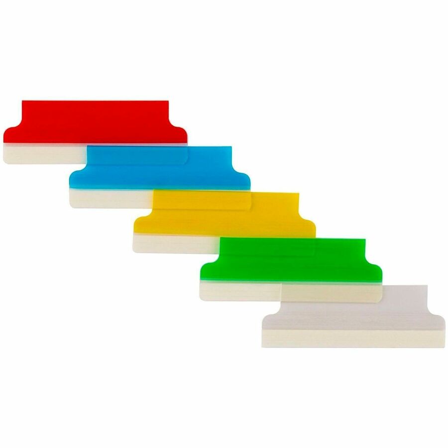 Avery&reg; Index Tabs with Printable Inserts - Print-on Tab(s) - 2" Tab Height - Self-adhesive, Permanent - Assorted Plastic Tab(s) - 1 Pack