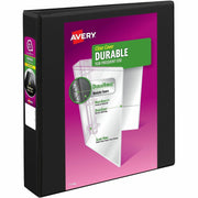 Avery&reg; Durable View Binder 1½" , Slant D Rings, Black