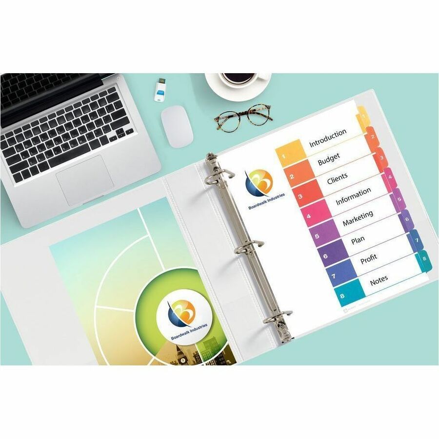 Avery&reg; Durable View 1.5" Binder, White Binder (17022)