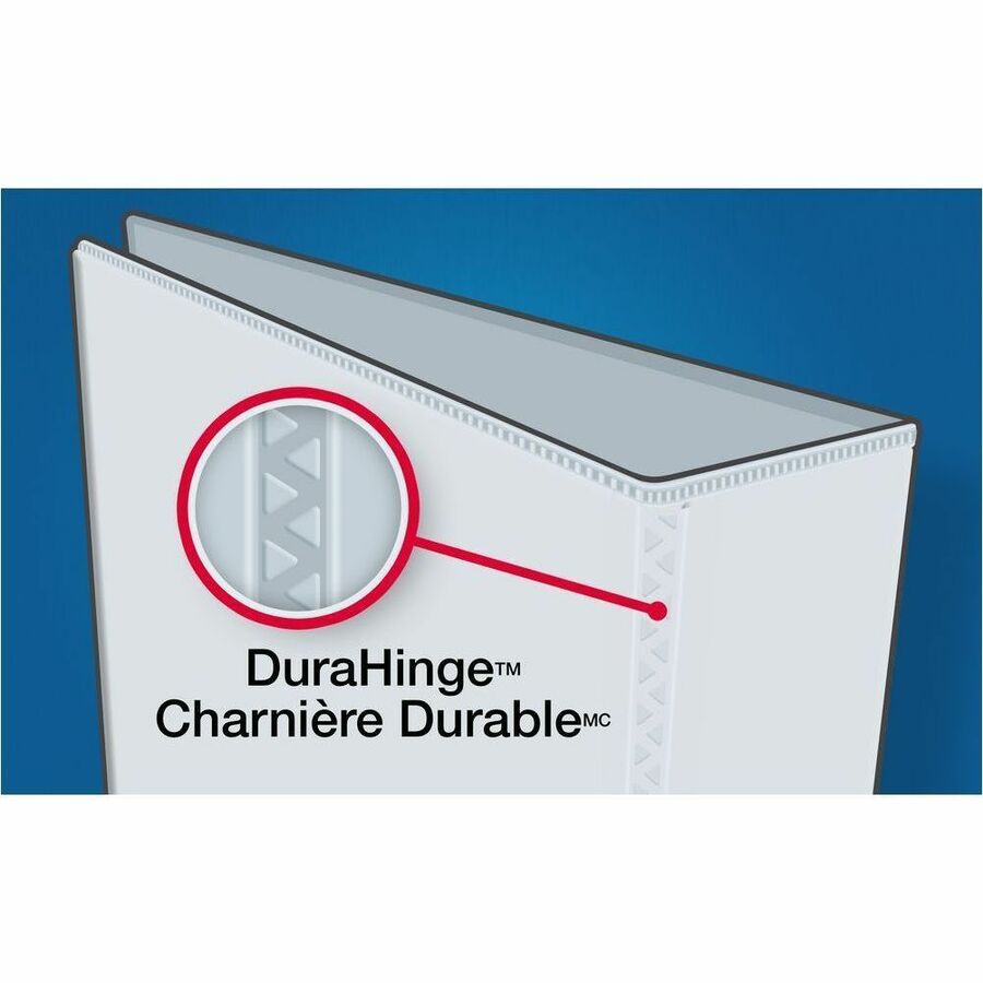Avery&reg; Durable View 1.5" Binder, White Binder (17022)